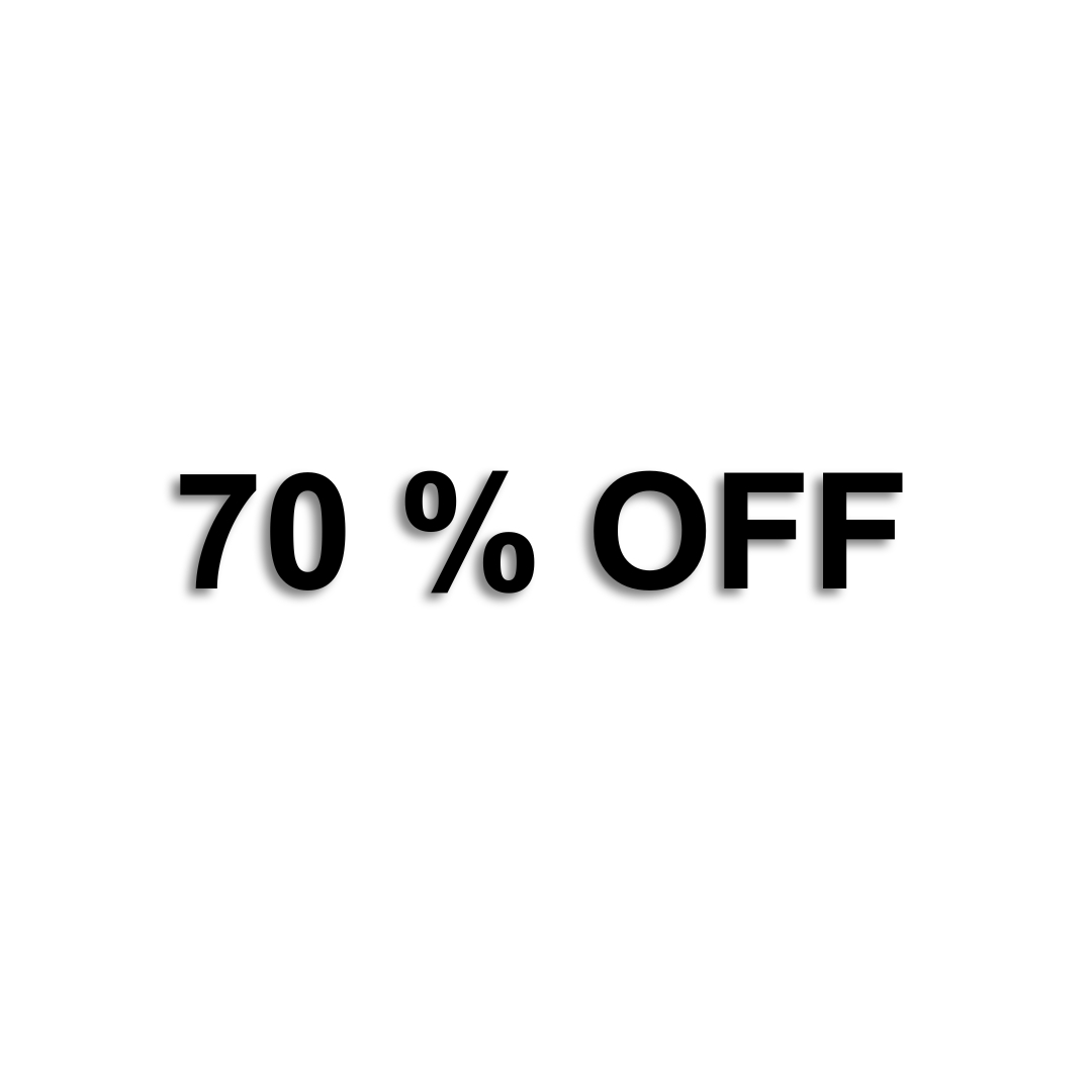 70 % OFF